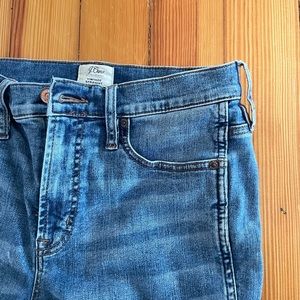J. Crew vintage straight denim with raw hem